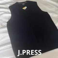 新品Ｊプレス　J.PRESS 洗える　ウール　アクリル ベスト M