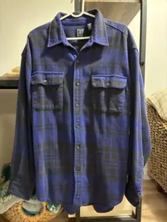 最初期】95年製PatagoniaインディゴダックシャツエルボーパッチL