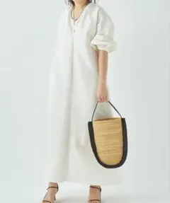 美品 JOURNAL STANDARD リネンカフタン ワンピース 白 - メルカリ