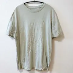 アメリカンイーグル 半袖Ｔシャツ L 無地 グレー クルーネック コットン 古着