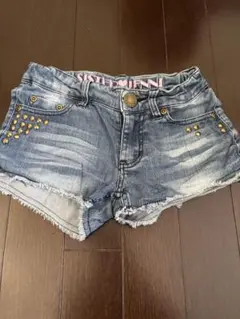 SISTER JENNI スタッズ付きデニムショートパンツ 110㎝