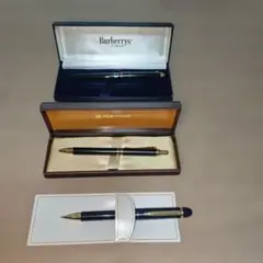Burberrys万年筆 PLATINUMボールペン 三菱3色ボールペン　3本のサムネイル