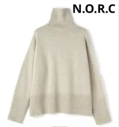 N.O.R.C ノーク タートルネックセーター ベージュ