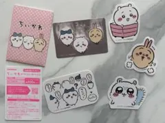 ちいかわ ダイカットステッカーセット2 、 4枚+1枚