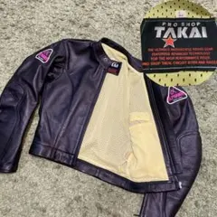 TAKAI クロップド レザージャケット 本革 レディース ベンチ メッシュのサムネイル