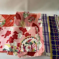 古布　平絹　5種類　セット　はぎれ