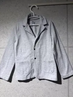 プチバトー　スウェットテーラードジャケット　キッズ　 8ans/128cm