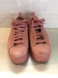 PUMA スニーカー ピンク 厚底 atoms pink コラボ