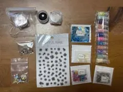 ネイルシール、ネイルパーツセット