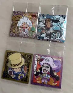 ワンピース 大海賊 シール ウエハース　LOG 14 ルフィ SGR 他