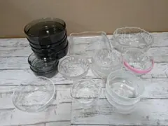 ☆激安☆大幅値下げガラス製お皿16点セット（未使用)