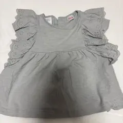 ZARA グレー フリル Tシャツ 90センチ