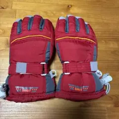 snow shot 子供用スキーグローブ 140cm レッド