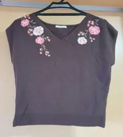 ウィルセレクション 花柄 ニットのサムネイル