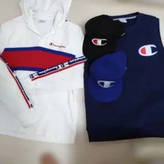 チャンピオンウェアとキャップのセット