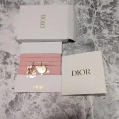 Dior ディオール　ブレスレット星ロゴプレート　ピンク　ノベルティ　未使用品