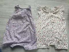 Bebe花柄ワンピース 60〜70サイズ