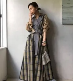Dickies® × Ameri PLEATS DRESS ベージュ S - メルカリ