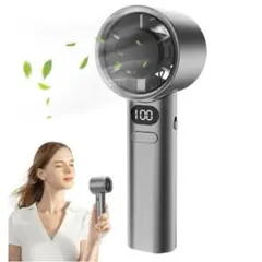 新品　ミニハンドヘルドファン | 速度調節可能なパーソナル小型ハンドファン
