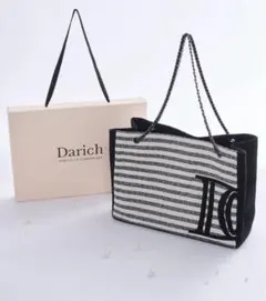 Darich DDロゴツイードトートバッグ　ダーリッチ　ノベルティ