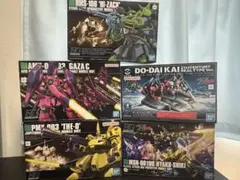 HGガンプラ5点セット ハイザック ガザC ドダイ改 ジ・O 百式のサムネイル