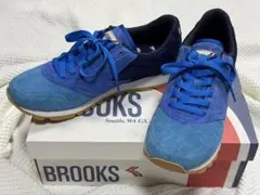 Brooks Heritageスニーカー ブルー系 スエードのサムネイル