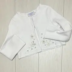 アナスイミニ　入園式　入学式　ニット　ジャケット　フォーマル　白