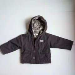 é.a.B フード付きジャケット 90サイズ ダークブラウン