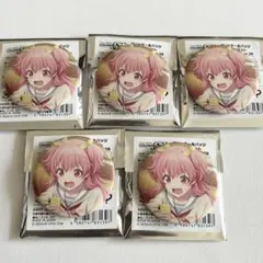 プロセカ　グリッター缶バッジ　桃井愛莉　3B 5点　モモジャン　特訓前　グリ缶