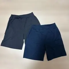 ユニクロ　ドライ　ハーフパンツ　140センチ　２枚セット