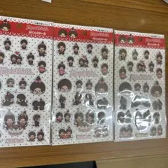 Monchhichi キャラクターシール 3シートセット