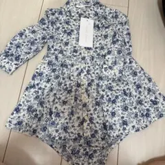 新品未使用　ラルフローレン　花柄ワンピース　ブルマ　80cm