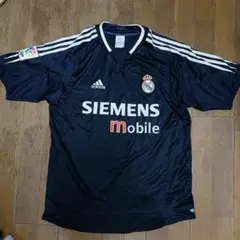 adidasアディダス2004年レアル・マドリード ユニフォーム黒XL/O中古品