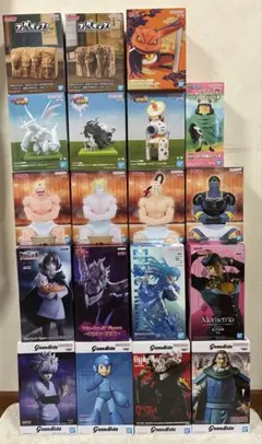 プライズフィギュア 19種セット ロックマン キン肉マン NARUTO など