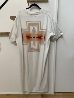 PENDLETON ペンドルトン バックプリント Tシャツワンピース ホワイトのサムネイル