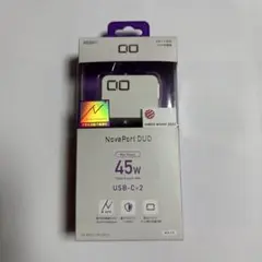CIO NovaPort DUO 45W USB-C充電器 CIO-G45W2C