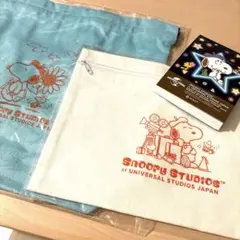 スヌーピー バッグ、ポーチ、メモ帳