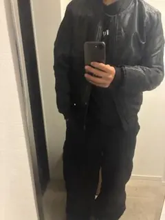 90s黒いMA-1ボンバージャケット