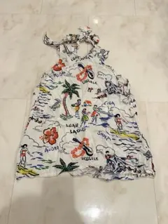 【Tommy Bahama】ハワイアンプリント ノースリーブトップス