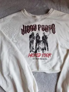 バンドグラフィック クロップドトレーナー