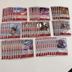 ワンピースカード　赤デッキパーツ まとめ売り