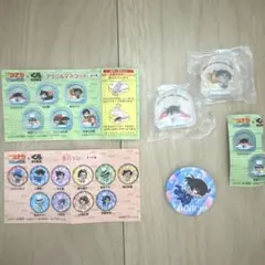 ビッくらポン 名探偵コナン 缶バッジ アクスタ 3点セット コナン 新一 平次