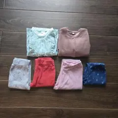 110サイズ まとめ売り 女の子 ユニクロ ミラーベイ 西松屋 6着