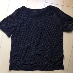 【グリーンレーベルリラクシング】半袖ブラウス