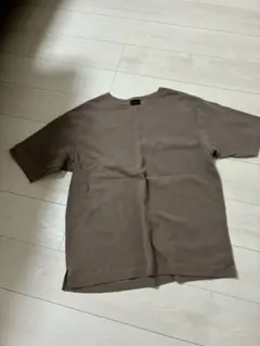 ブラウン クルーネック Tシャツ Lサイズ