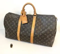 【美品】Louis Vuitton モノグラム ボストンバッグ キーポル 50