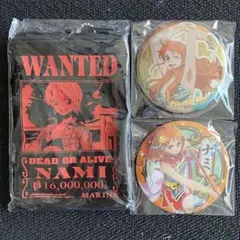 ワンピース　ナミ　輩缶バッジ　ユニバ　usj カバー付き　缶バッジ