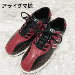 Dexter ボウリングシューズ メッシュ 黒 赤 24.5cm 右投用