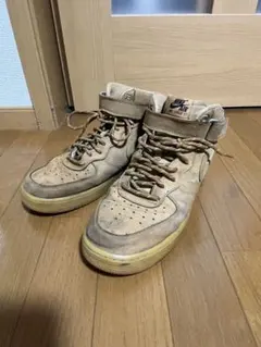Nike Air Force 1 ハイカットブラウン