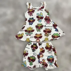 ヒステリックミニ ヒスミニ ノースリーブ セットアップ 80-90